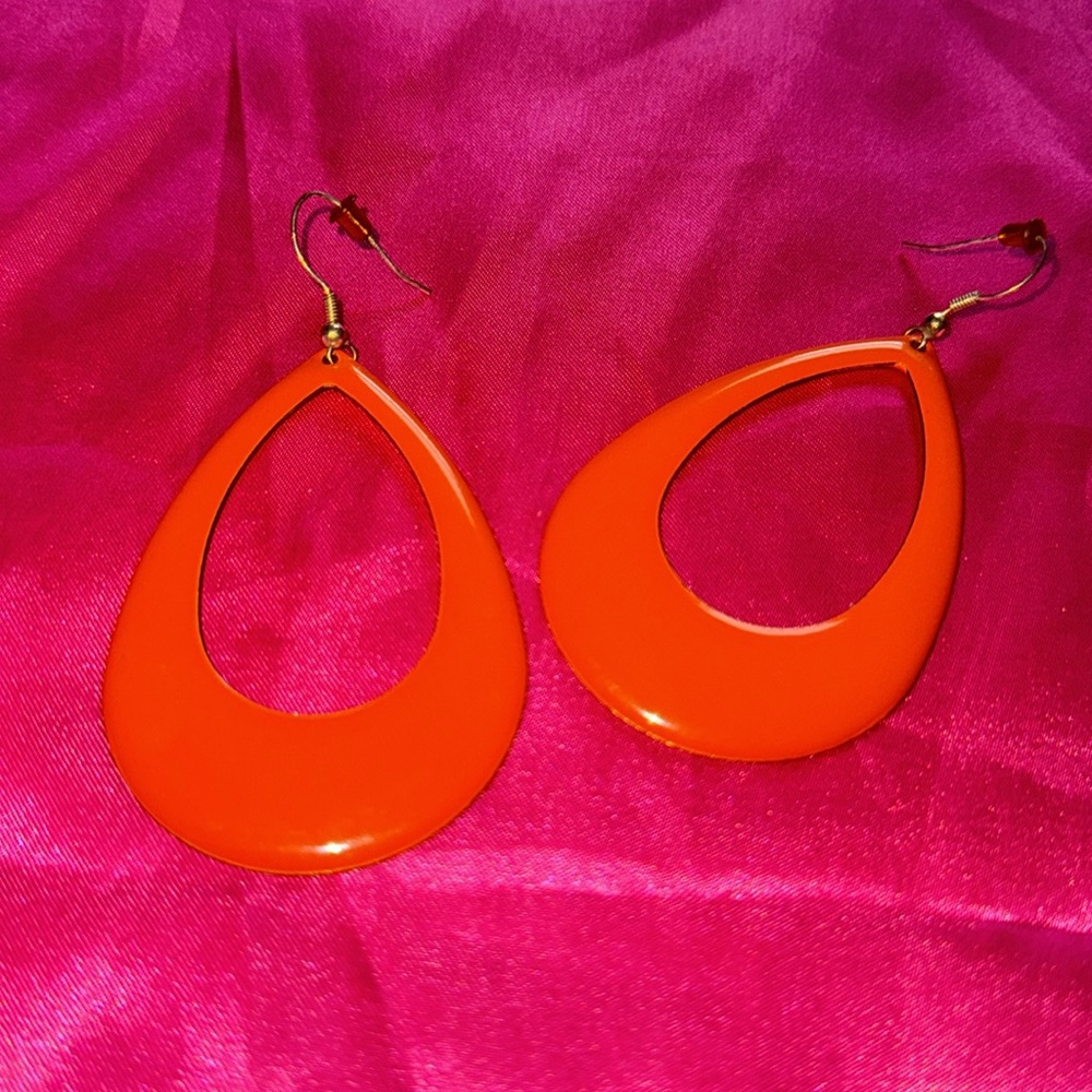 Vintage orange 🍊 earrings